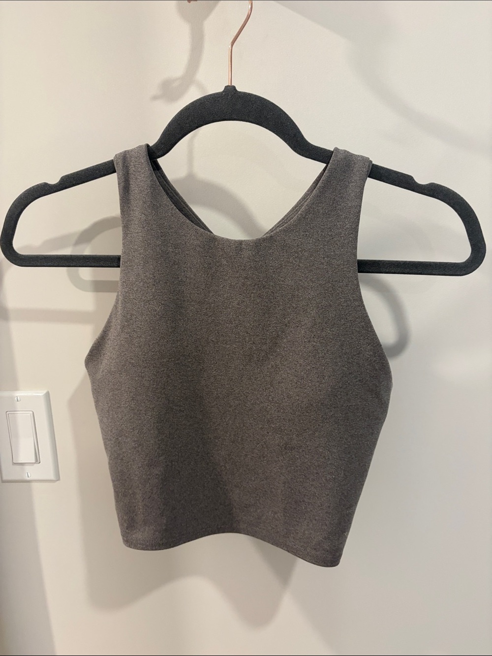 Athleta Charcoal Bra Top